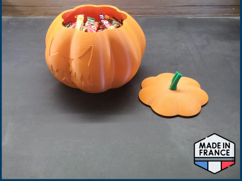 Pumpkin candy jar