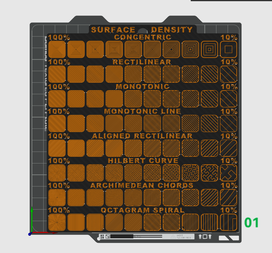Miniatura 2 do modelo 3D Ultimate Surface Density Test Map / Table