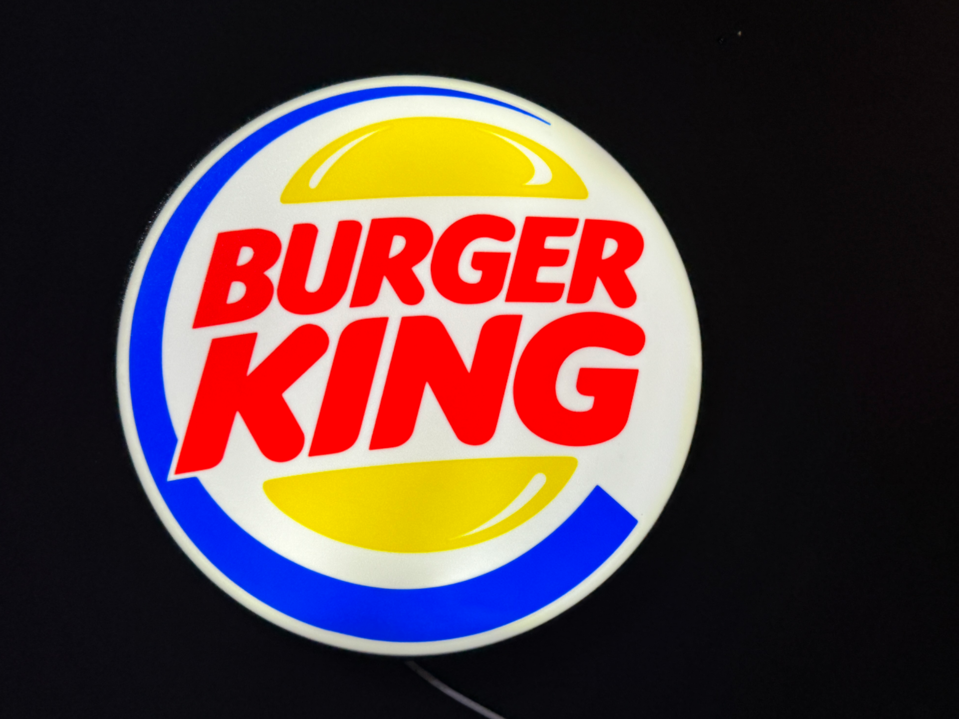 Burger King Lightbox Sign