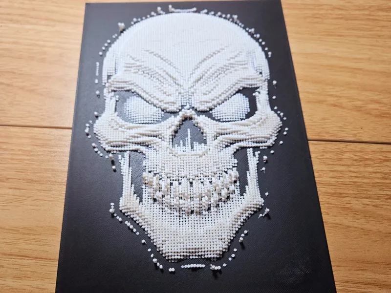 The "Grim Visage" 3D Skull Wall Art/Decor
