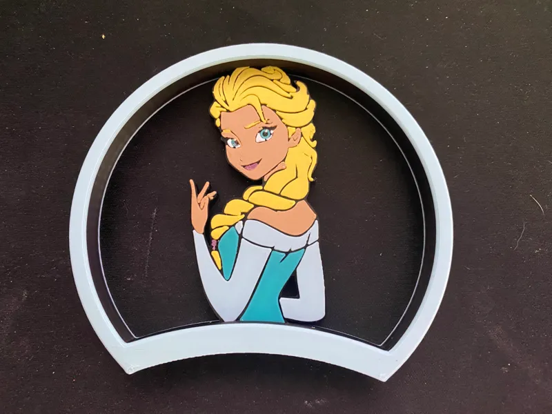 Elsa (Frozen) Disney Ears for 5 magnet headband