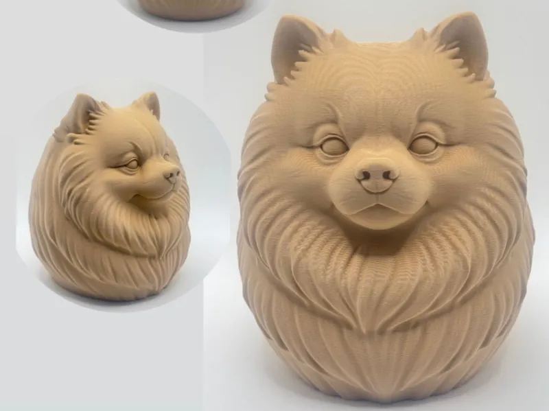 Pomeranian Dog Bust Ornament