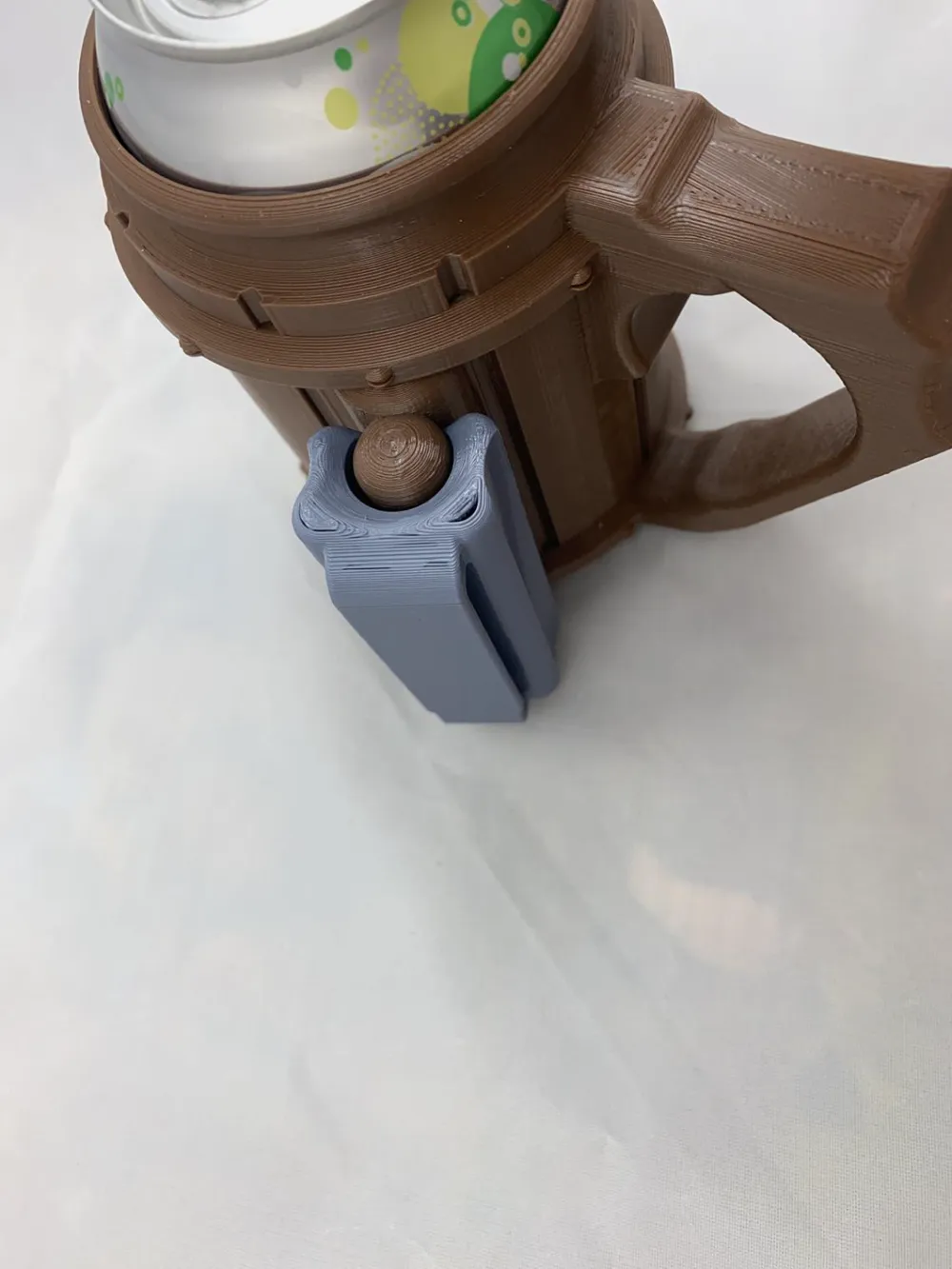 The CanStein Barrel Mug Coozie with Belt Clip - Free 3D Print Model ...