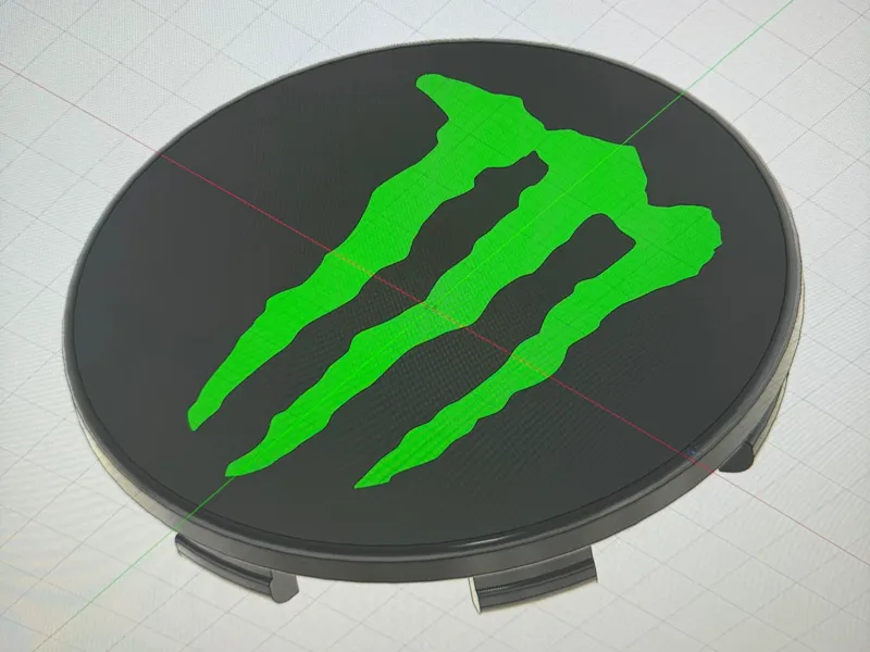 copri mozzo polo con logo monster 