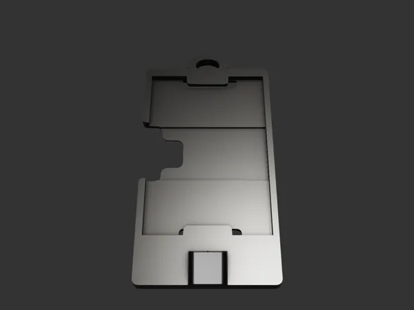 Porte-badge avec support cle de securite USB