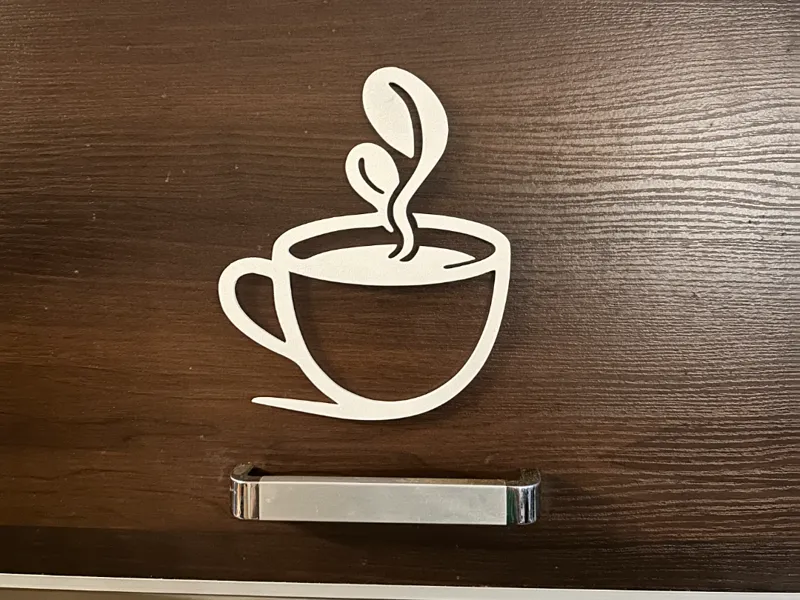 Coffee Cup Wall Art - Kitchen Decor