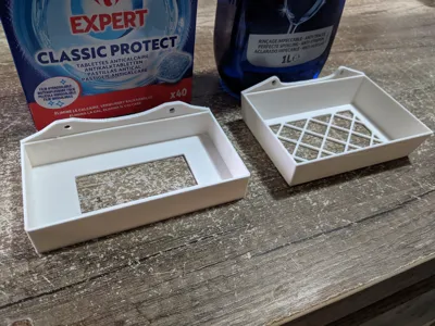 Holders for dishwasher products
