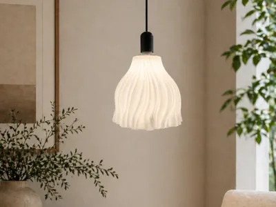 Flowing Bell Pendant Lampshade