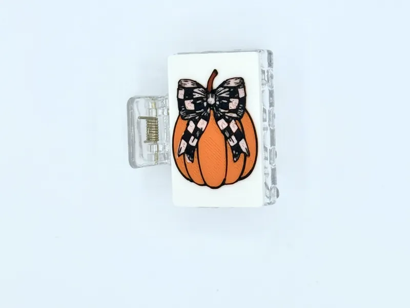 Pumpkin Spice- hair clip plates