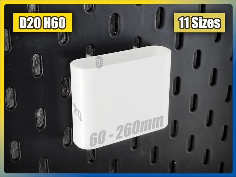 IKEA Skadis Container D20 H60