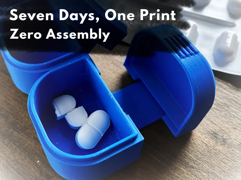 Sevenfold Pill Dock - Pill Pot / Vitamin Box