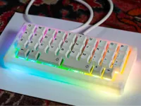 Clavier mécanique PetruziaMini 40% câblé main — photo 1