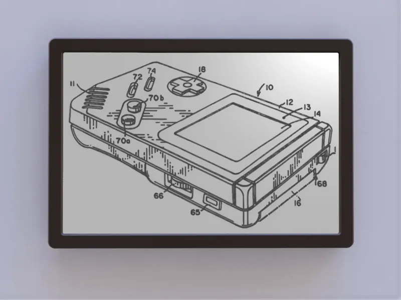 Game Boy Patent Art