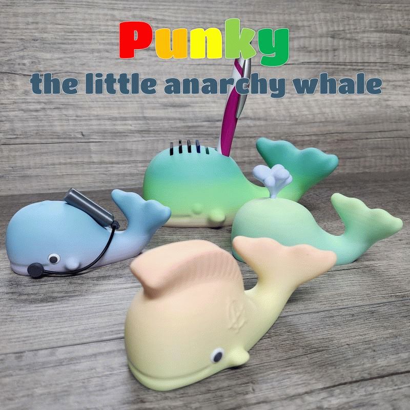 Cute Punky - the little anarchy whale 