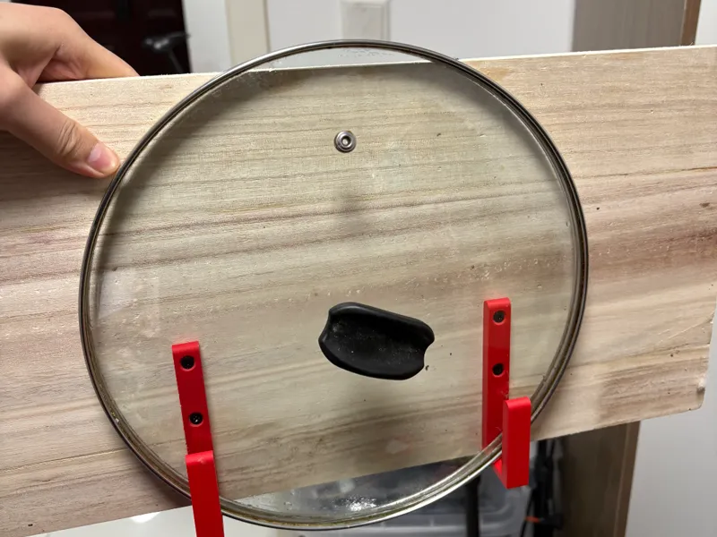 简易锅盖壁挂