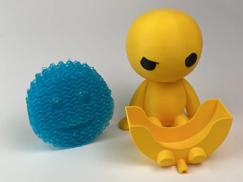 Stylized Sponge Model Scrub Daddy Mommy Sponge Holder Wobbly Life Style - Free 3D Print Model ...