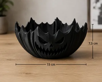 Accesorio de iluminación decorativa: Halloween Jack-O’-Lantern Bowl — vista de referencia 5