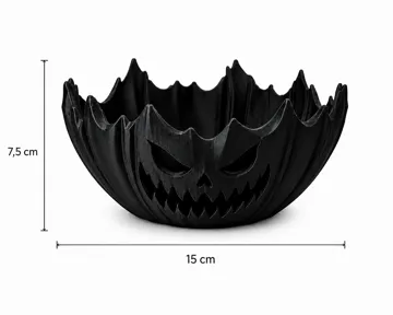 Accesorio de iluminación decorativa: Halloween Jack-O’-Lantern Bowl — vista de referencia 4