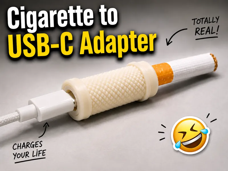 Cigarette to USB-C Adapter