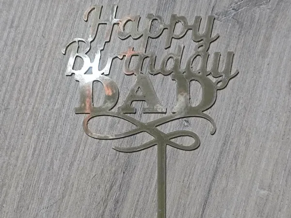 Topper de gâteau Bon anniversaire Papa