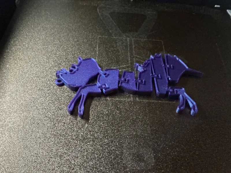 Flexi Magisches Einhorn V2 – Print-in-Place