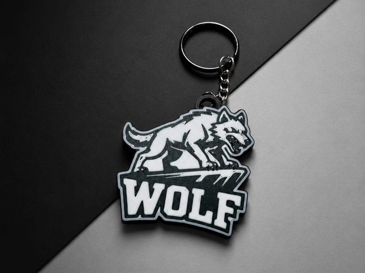 Wolf Keychain