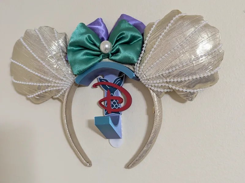 Little Mermaid Disney Bag & Ear Holder