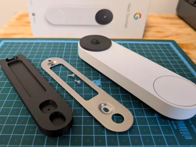 Google Nest Doorbell flat piece for adhesive mount