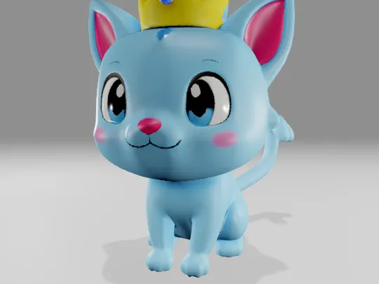 Cat with crown