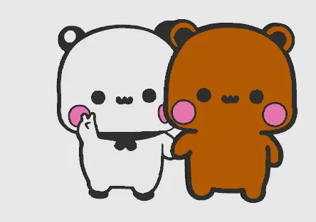 Bubu and Dudu keychain