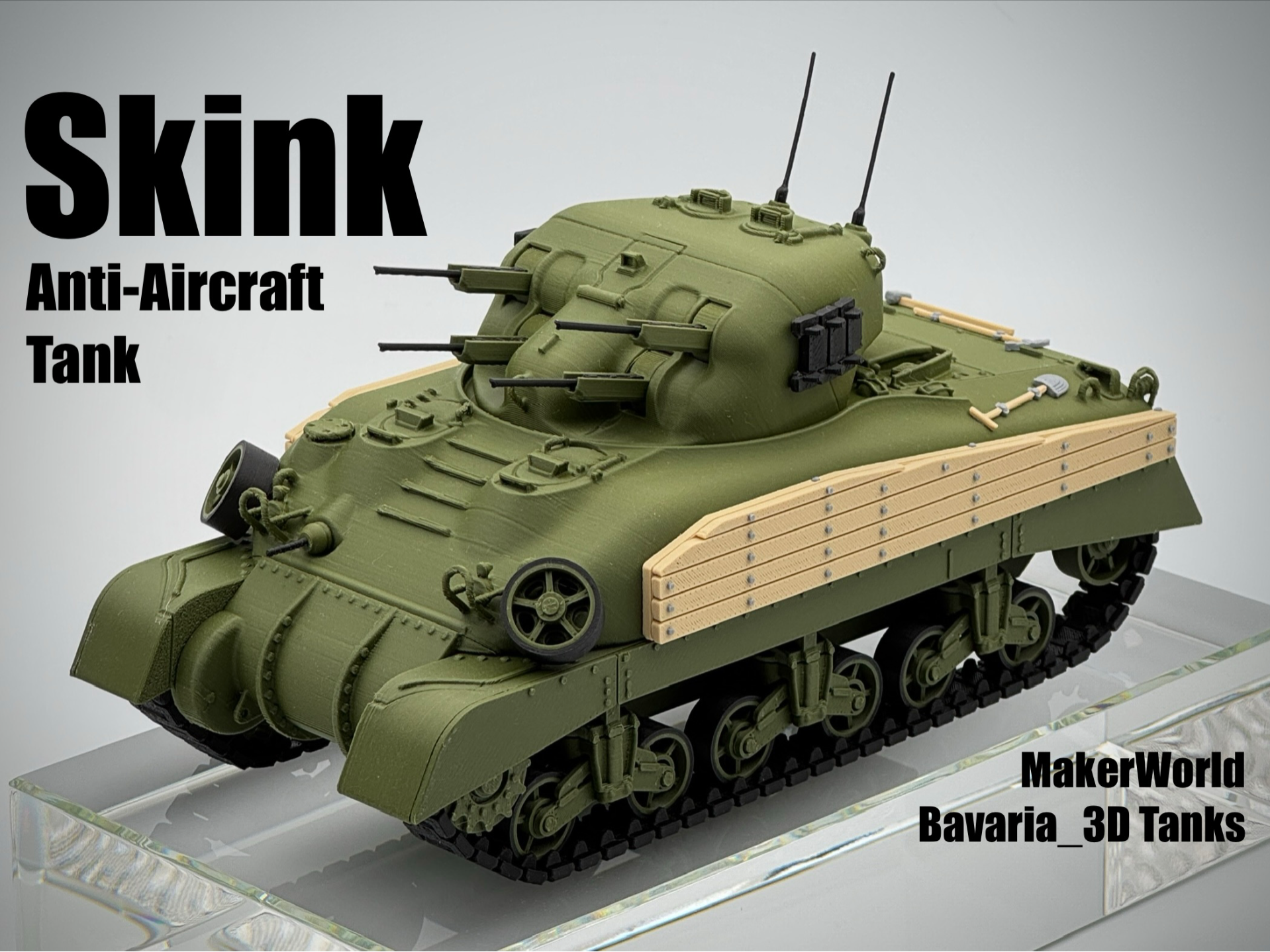 Canadian Skink Anti-Aircraft Tank 1/35 Scale - 1