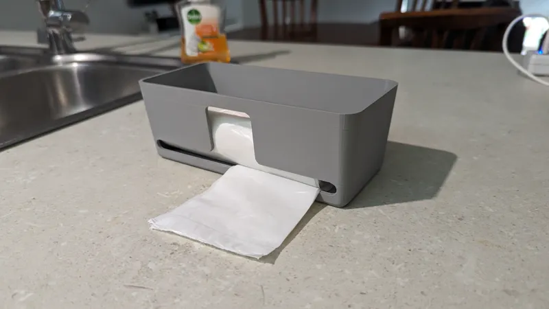 Trash Bag Dispenser / Holder [parametric]