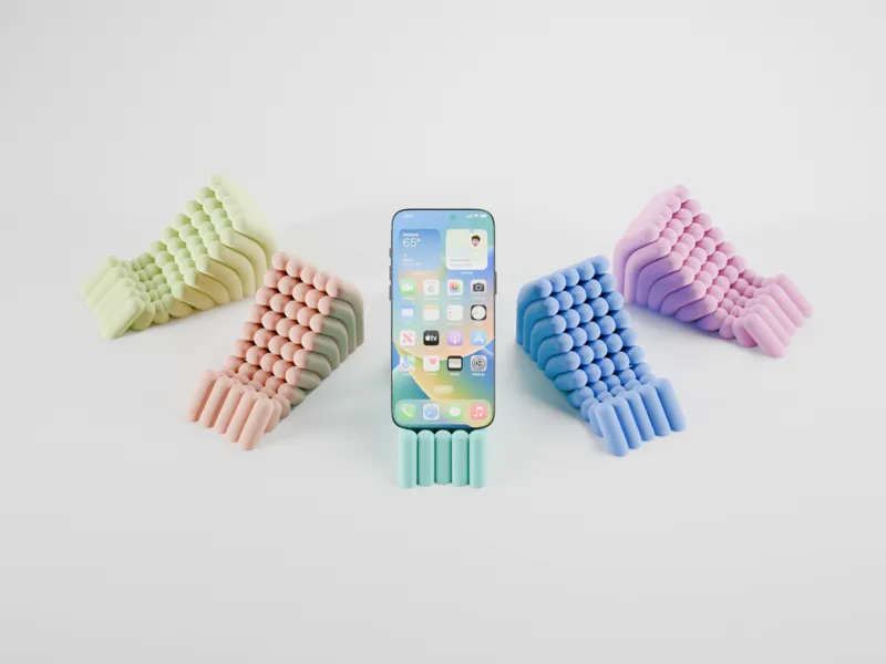 Bobble Phone Stand. Mobile Phone Bed