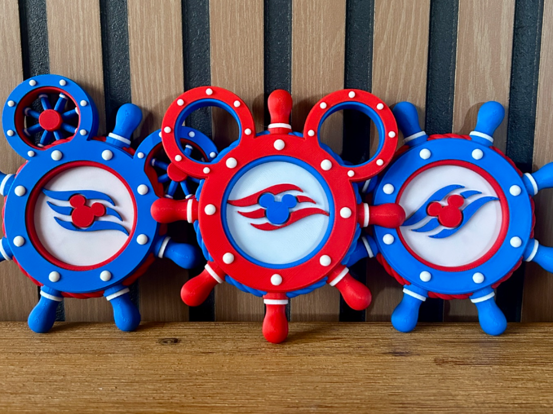 Disney Cruise Line Ship Wheel Magnet - 1