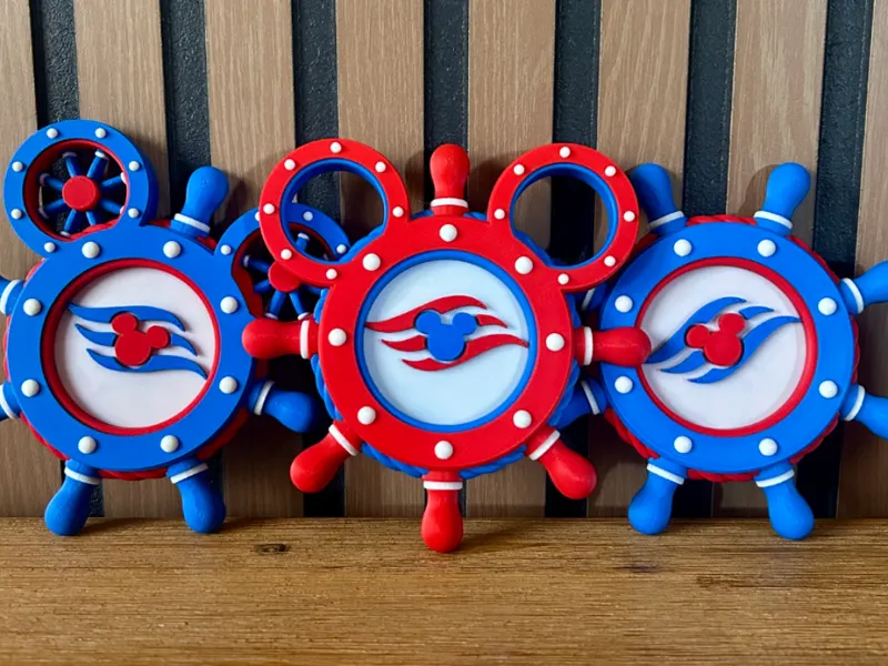 Disney Cruise Line Ship Wheel Magnet