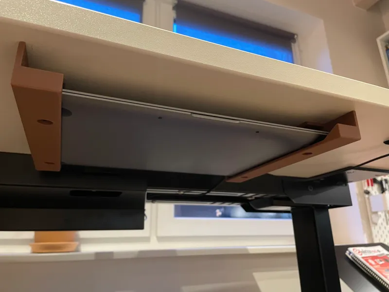 Under desk holder mount for Laptop MacBook Air M1