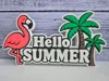 Hello Summer Sign (Free Standing, Thin, Extra Thin)