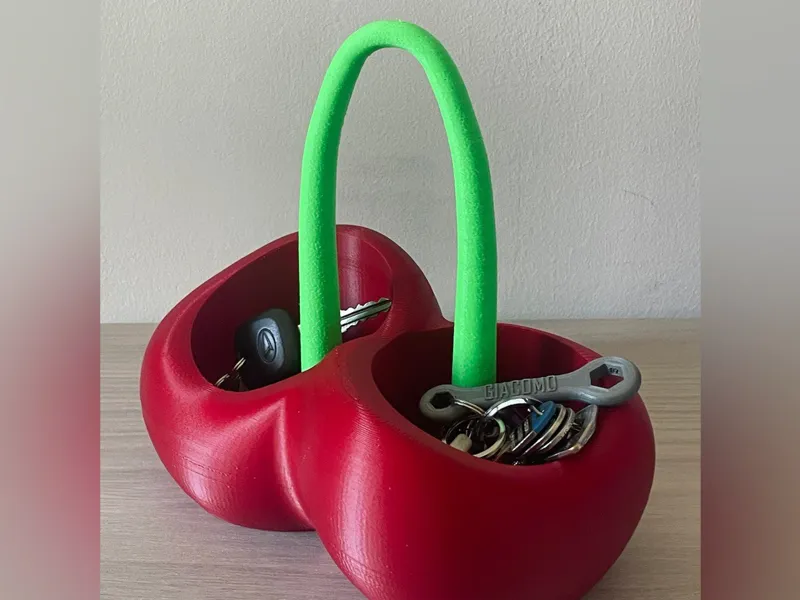 Cherry Catch-All Tray for Summer