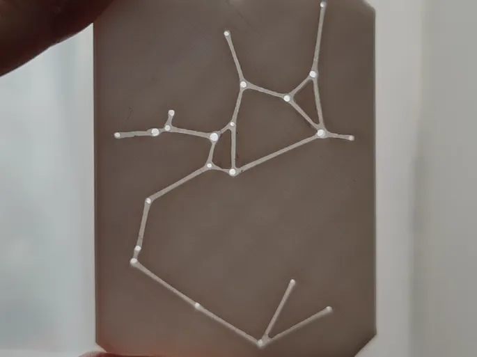 Sagittarius constellation keychain