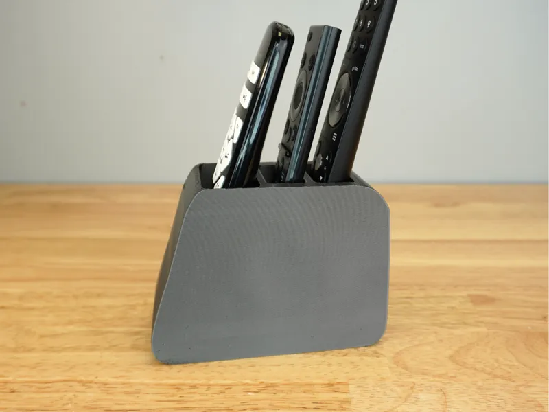 The Ultimate 3-Remote Stand - Sleek & Stable