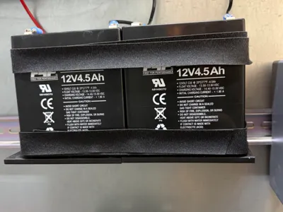 Din rail shelf