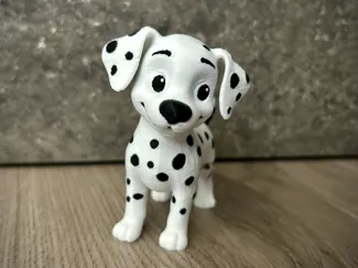 Dalmatian Cute Happy Toy Figurine Dog
