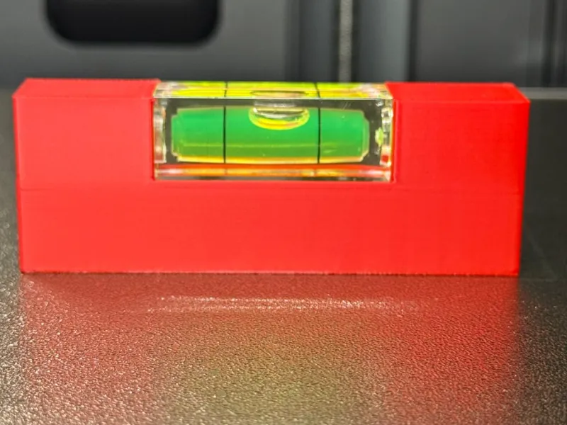 3D-Printed Bubble Level Holder