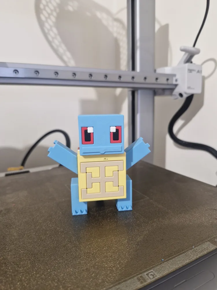 Cobblemon #007 Squirtle - Free 3D Print Model - MakerWorld