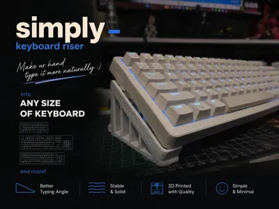 simply- Keyboard riser