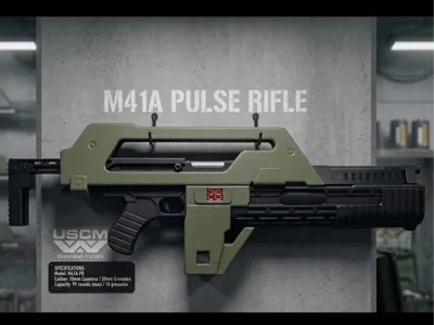 Aliens: Colonial Marines weapons M41A - Free 3D Print Model