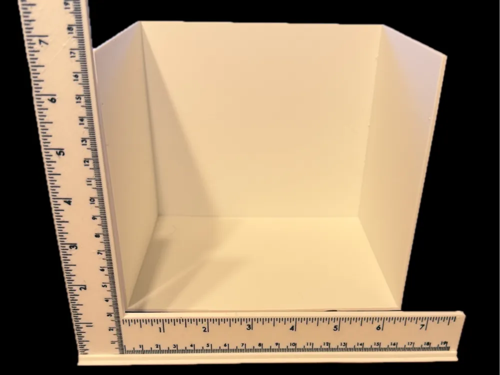 Photo Light Box and Standing Ruler - Free 3D Print Model - MakerWorld