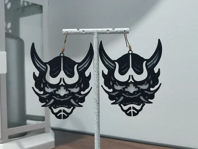 Aretes Oni-con-Ondas