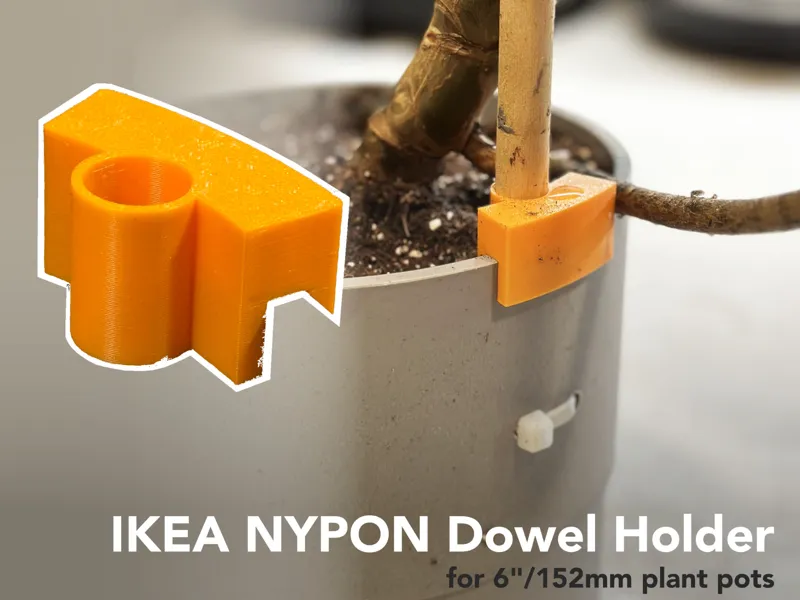 IKEA NYPON 6 inch Plant Pot Dowel Holder