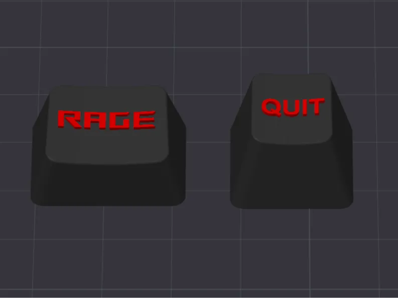 Rage Quit - ALT F4 Keycaps